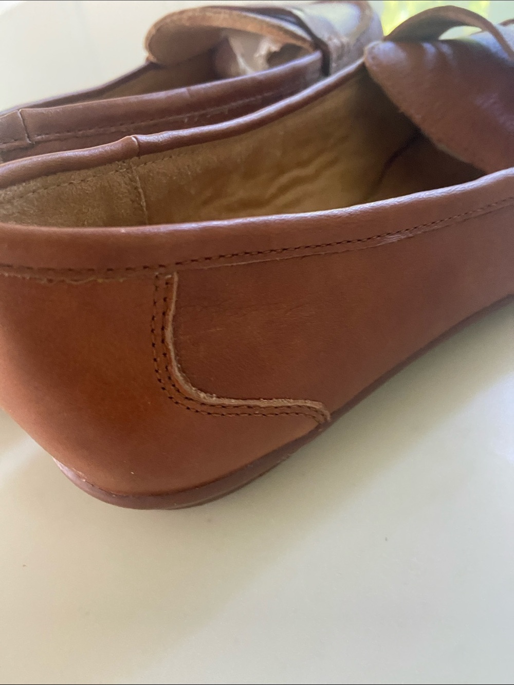 Hotter Tan Leather Penny Loafers for Women - Picture 7 of 16